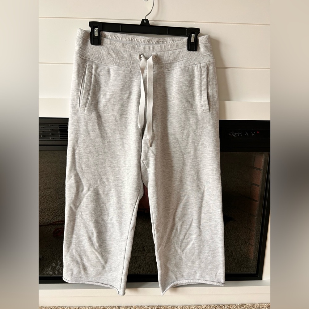 Calvin Klein Light Gray Drawstring Sweatpants